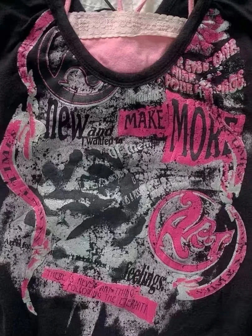 Pink Femme Short sleeve Streetwear