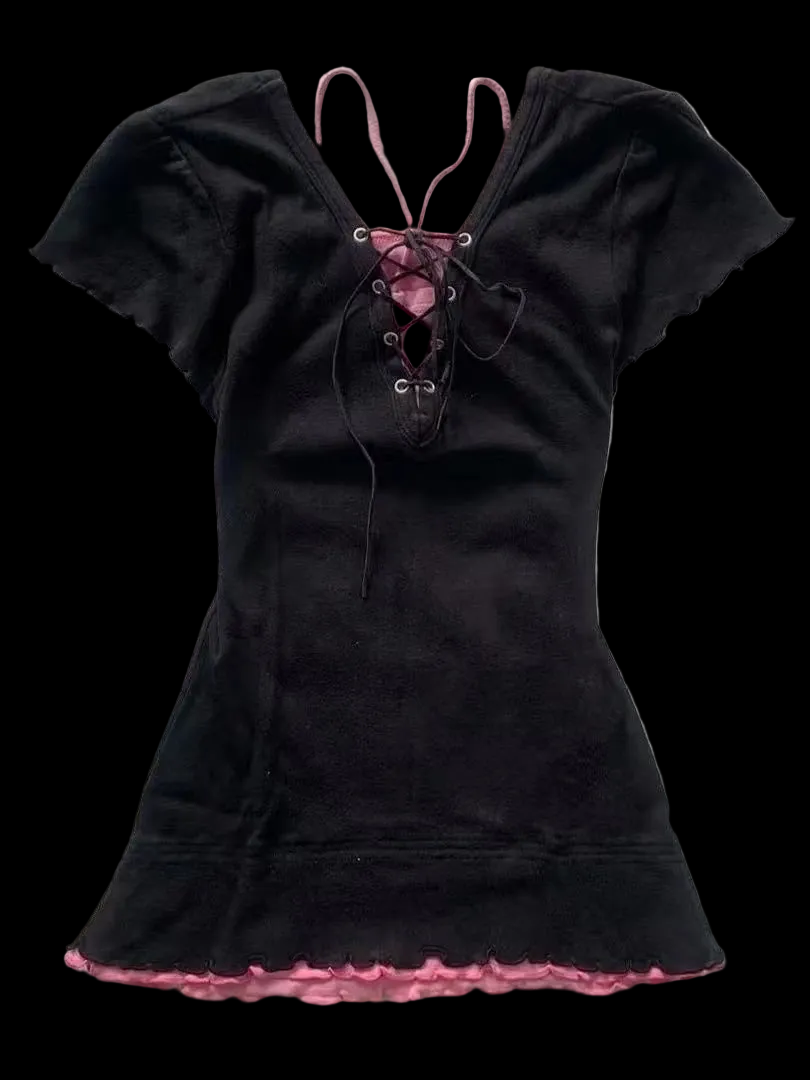 Pink Femme Short sleeve Streetwear