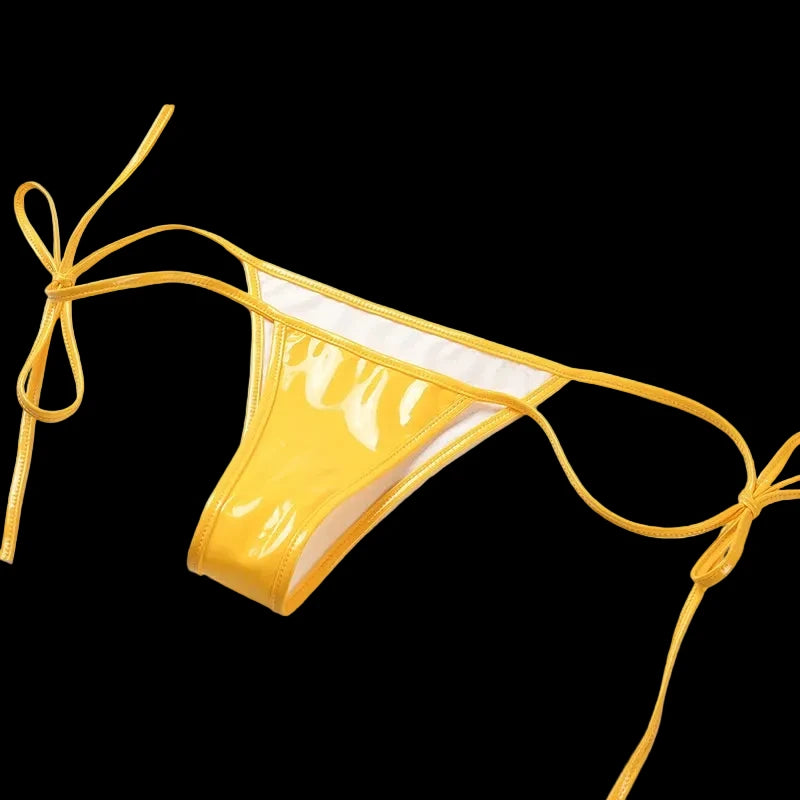 Women Danger Caution Printed Swimsuit it ⚠️