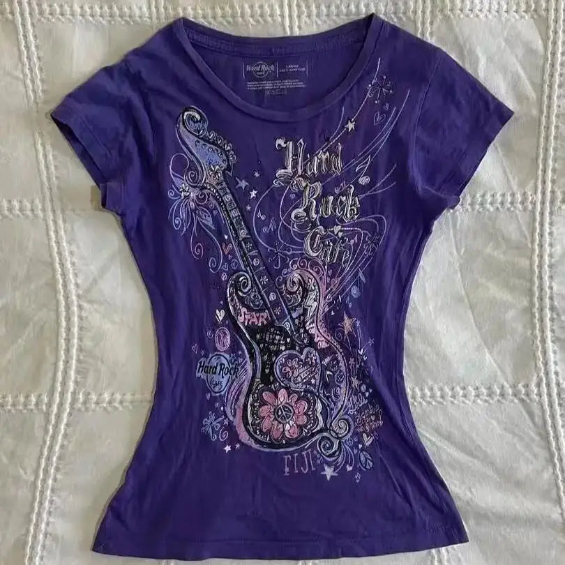 Subculture Purple Print T-Shirt