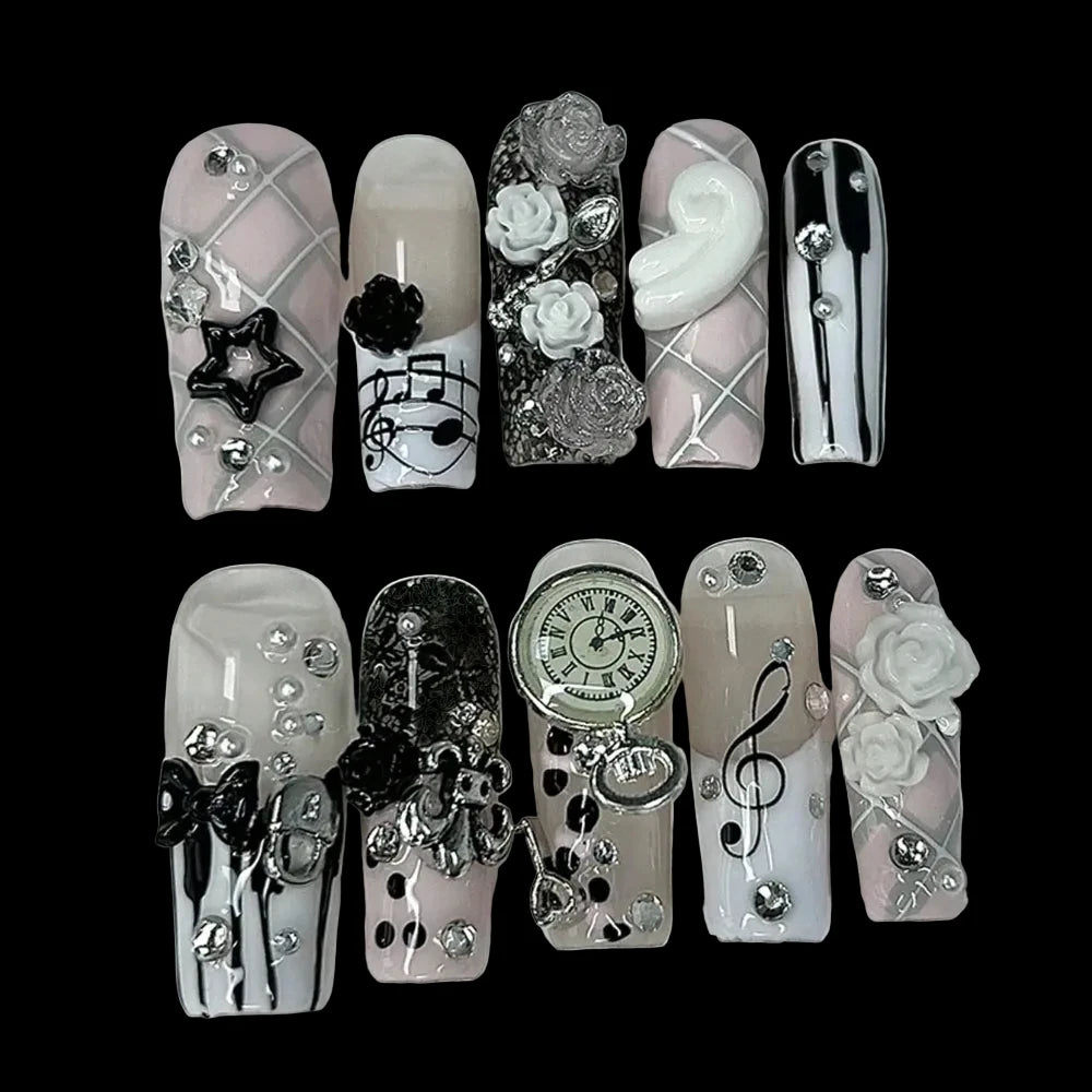 Musical Notes Retro French Press On